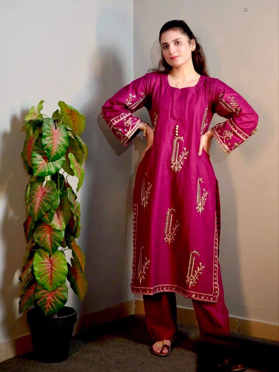 Amber Embroidered 2-Piece – Bin Fatteh Fashion BY Al Asar Art