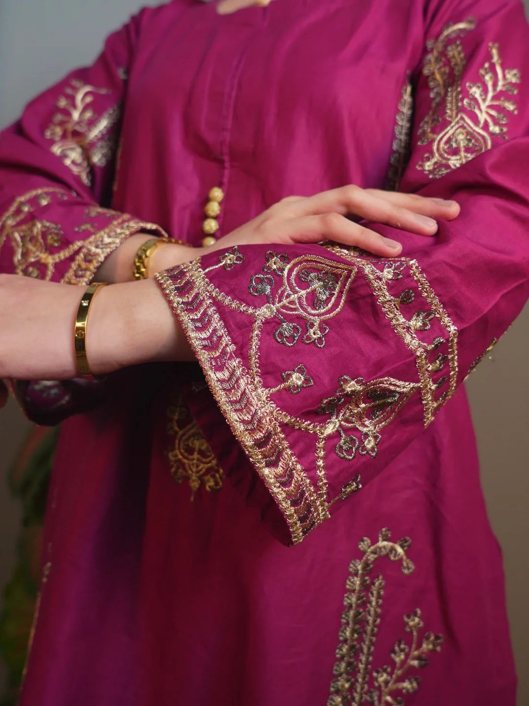 Amber Embroidered 2-Piece – Bin Fatteh Fashion BY Al Asar Art - Image 2