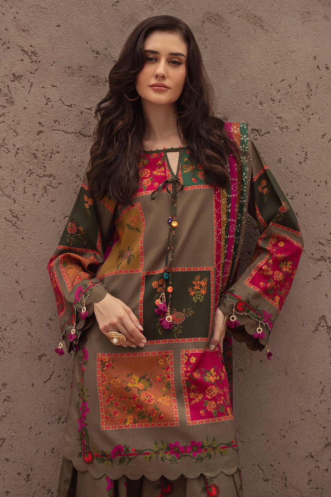 Charizma – Winter 3PC Karandi Digital Print Dress BY Al Asar Art